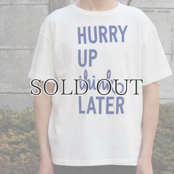 画像8: Riding High / 12/-JERSEY FLOCKY PRINT S/S TEE (HURRY UP)【MADE IN JAPAN】『日本製』 (8)