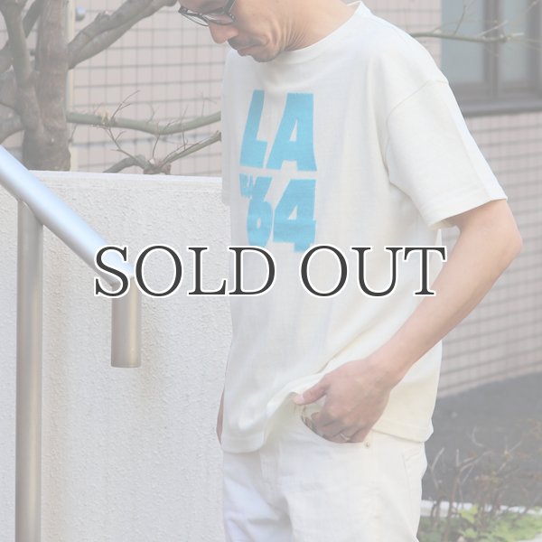 画像4: 【RE PRICE/価格改定】Riding High / 12/-JERSEY FLOCKY PRINT S/S TEE (LA64)【MADE IN JAPAN】『日本製』 (4)