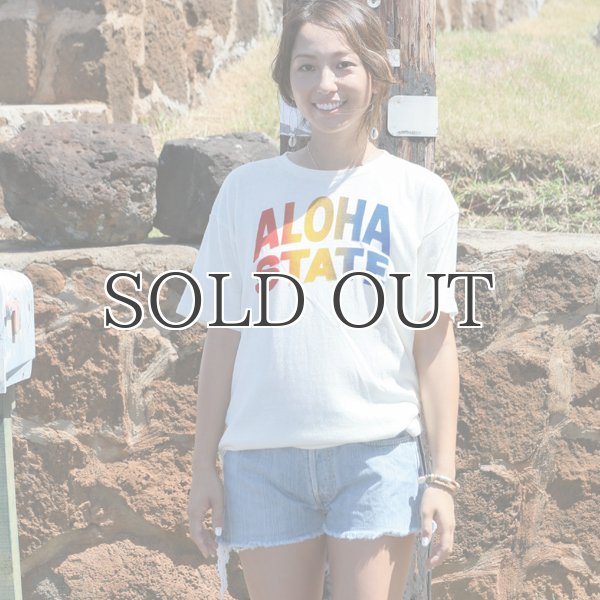 画像3: Riding High / 12/-JERSEY FLOCKY PRINT S/S TEE (ALOHA)【MADE IN JAPAN】『日本製』 (3)