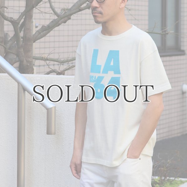 画像3: 【RE PRICE/価格改定】Riding High / 12/-JERSEY FLOCKY PRINT S/S TEE (LA64)【MADE IN JAPAN】『日本製』 (3)