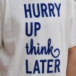 画像9: Riding High / 12/-JERSEY FLOCKY PRINT S/S TEE (HURRY UP)【MADE IN JAPAN】『日本製』 (9)