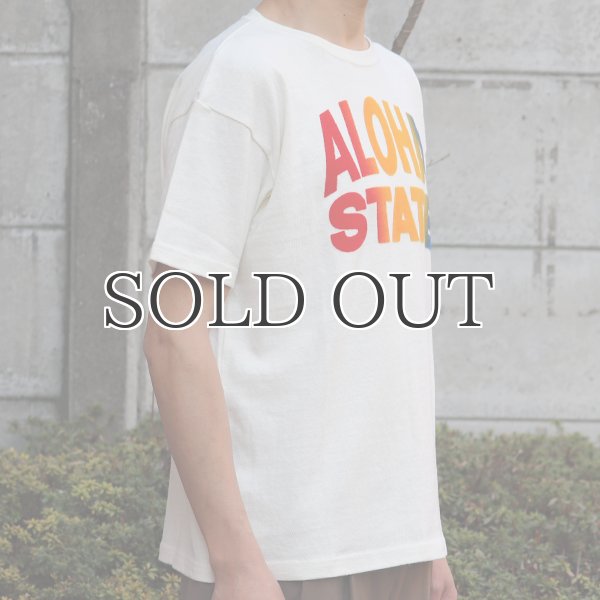 画像9: Riding High / 12/-JERSEY FLOCKY PRINT S/S TEE (ALOHA)【MADE IN JAPAN】『日本製』 (9)