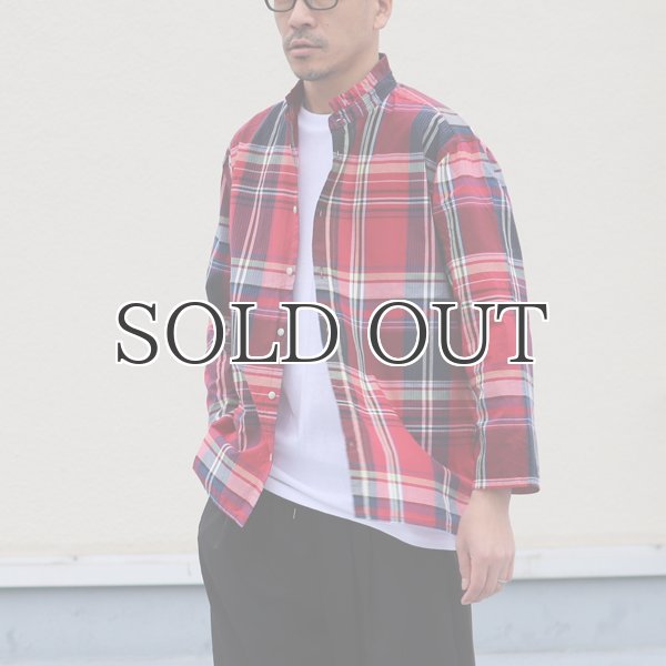 画像12: 【価格改定/RE PRICE】マドラス大判チェックスタンドスモールカラー シャツジャケット【MADE IN JAPAN】『日本製』/ Upscape Audience (12)