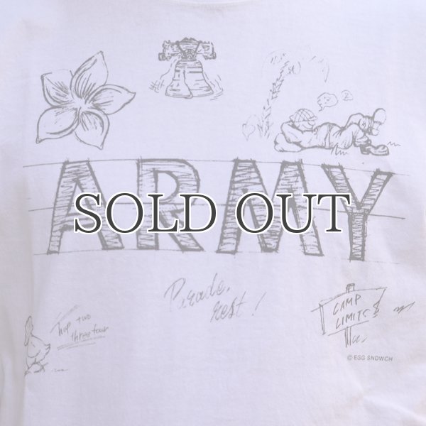 画像14: RIDING HIGH×EGG SNDWCH LABEL/ HANDWRITING STYLE PRINT TEE(ARMY) (14)