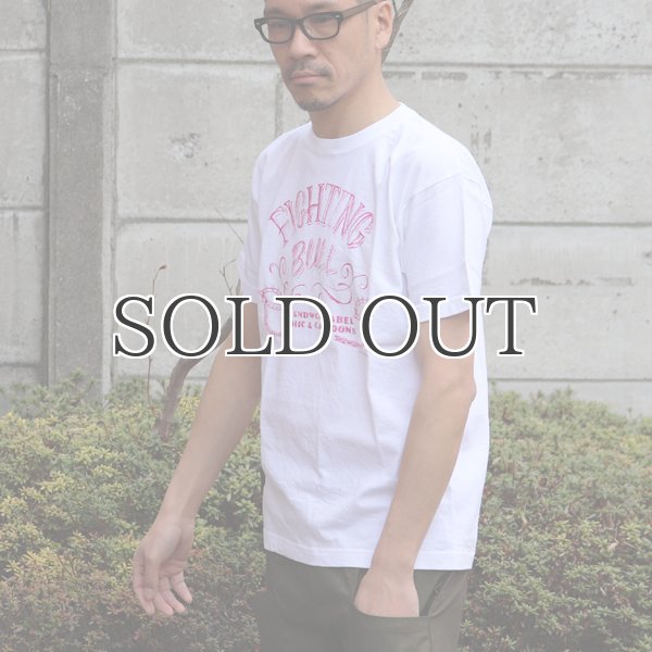 画像3: 【RE PRICE/価格改定】RIDING HIGH×EGG SNDWCH LABEL/ HANDWRITING STYLE PRINT TEE（FIGHTING） (3)