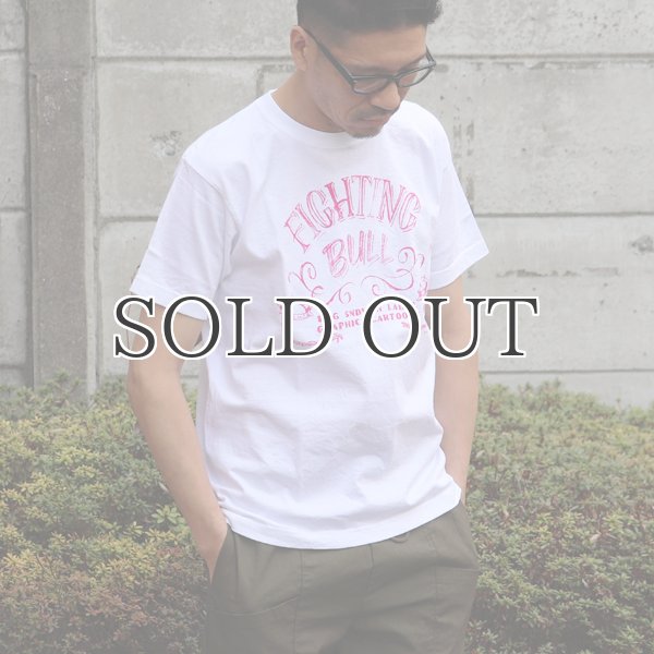 画像5: 【RE PRICE/価格改定】RIDING HIGH×EGG SNDWCH LABEL/ HANDWRITING STYLE PRINT TEE（FIGHTING） (5)