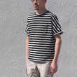 画像4: 【RE PRICE/価格改定】Basque 10オンス ( バスク天竺 )無地＆ボーダービッグポケT【MADE IN JAPAN】『日本製』/ Upscape Audience (4)