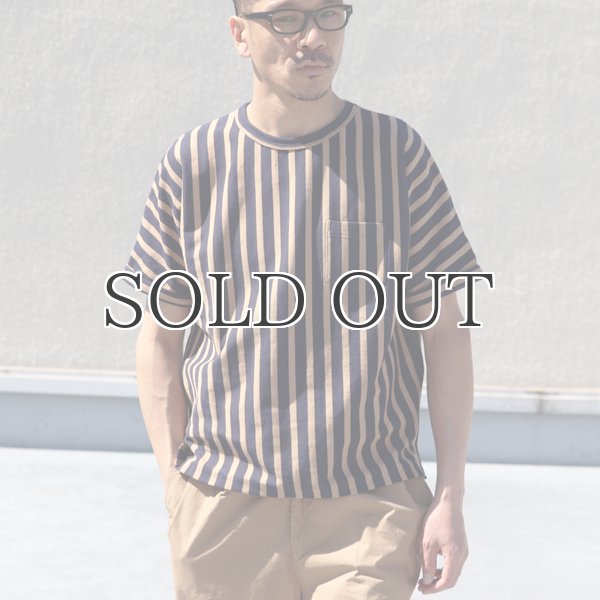 画像10: Basque 10オンス ( バスク天竺 )無地&ボーダービッグポケT【MADE IN JAPAN】『日本製』/ Upscape Audience (10)