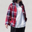画像4: 【価格改定/RE PRICE】マドラス大判チェックスタンドスモールカラー シャツジャケット【MADE IN JAPAN】『日本製』/ Upscape Audience (4)