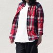画像9: 【価格改定/RE PRICE】マドラス大判チェックスタンドスモールカラー シャツジャケット【MADE IN JAPAN】『日本製』/ Upscape Audience (9)
