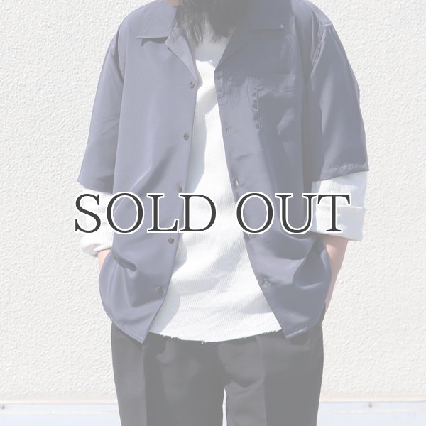 画像7: レーヨンライク ピーチファイユ オープンカラー ルーズフィットシャツ［Lady's］【MADE IN JAPAN】『日本製』/ Upscape Audience (7)