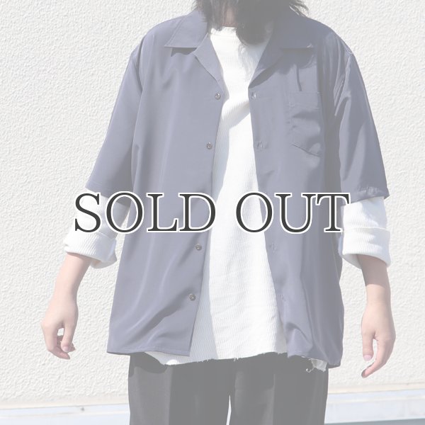 画像8: レーヨンライク ピーチファイユ オープンカラー ルーズフィットシャツ［Lady's］【MADE IN JAPAN】『日本製』/ Upscape Audience (8)