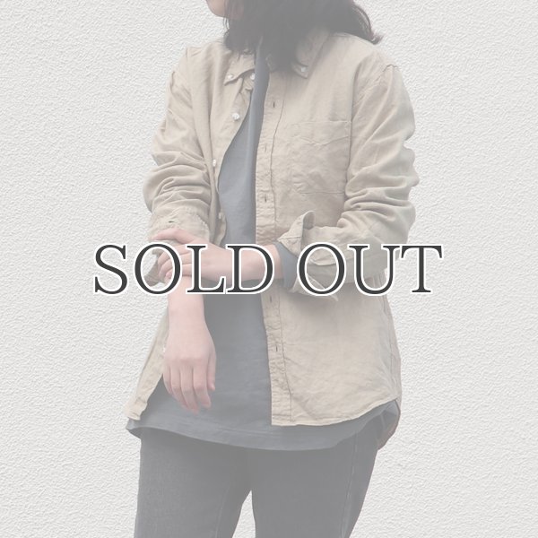 画像2: 【RE PRICE / 価格改定】"Hardmans"リネン ボタンダウン L/S シャツ［Lady's］『日本製』/ Upscape Audience (2)