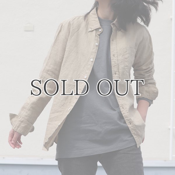 画像3: 【RE PRICE / 価格改定】"Hardmans"リネン ボタンダウン L/S シャツ［Lady's］『日本製』/ Upscape Audience (3)