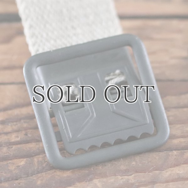 画像5: DEAD STOCK/FRENCH OPEN BUCKLE CANVAS BELT (フランス陸軍 オープンバックル キャンバスペルト） (5)