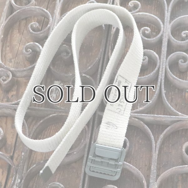 画像9: DEAD STOCK/FRENCH OPEN BUCKLE CANVAS BELT (フランス陸軍 オープンバックル キャンバスペルト) (9)