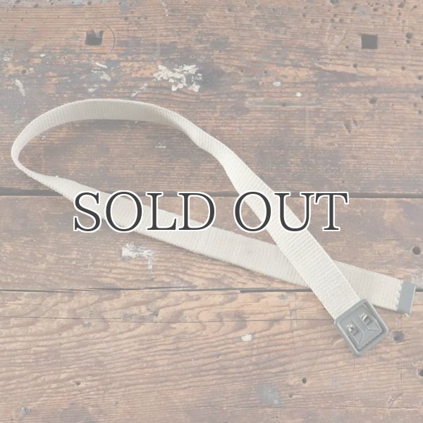 画像10: DEAD STOCK/FRENCH OPEN BUCKLE CANVAS BELT (フランス陸軍 オープンバックル キャンバスペルト） (10)