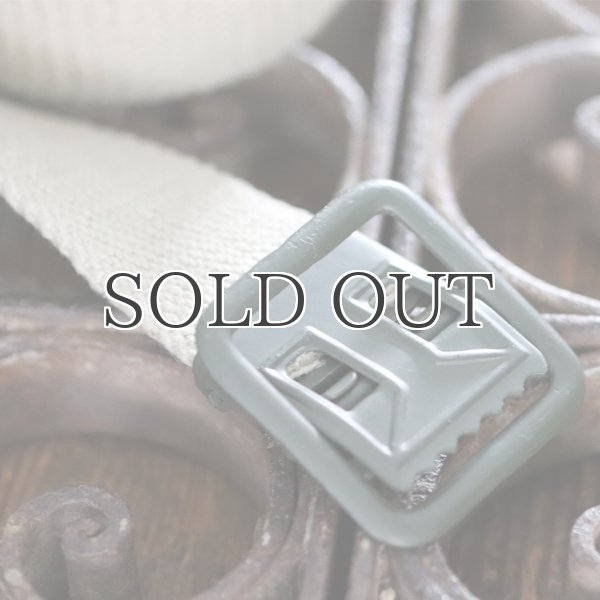 画像7: DEAD STOCK/FRENCH OPEN BUCKLE CANVAS BELT (フランス陸軍 オープンバックル キャンバスペルト) (7)