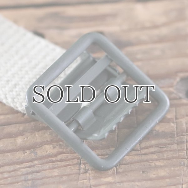 画像6: DEAD STOCK/FRENCH OPEN BUCKLE CANVAS BELT (フランス陸軍 オープンバックル キャンバスペルト） (6)