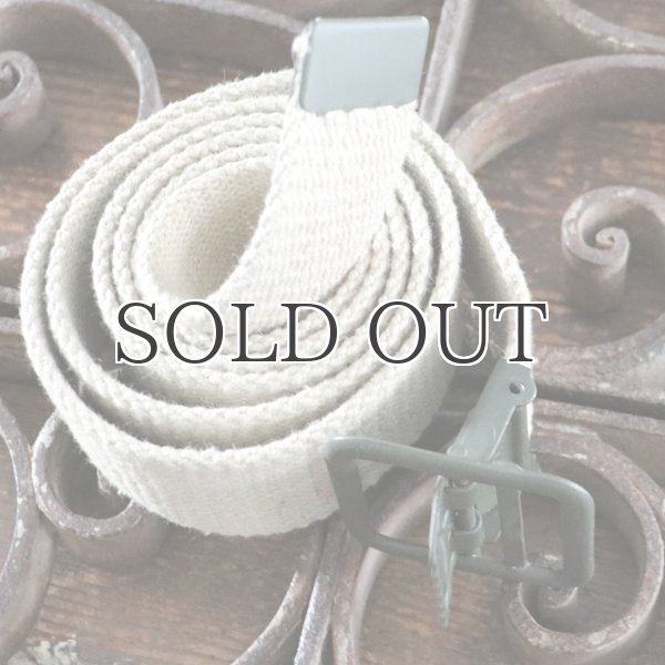 画像3: DEAD STOCK/FRENCH OPEN BUCKLE CANVAS BELT (フランス陸軍 オープンバックル キャンバスペルト) (3)