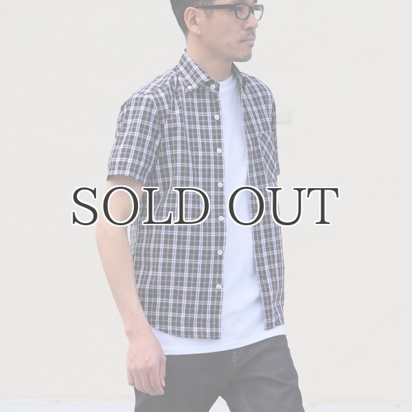 画像4: ワイドスプレッドボタンダウンカラー半袖シャツ【MADE IN JAPAN】『日本製』/ Upscape Audience (4)