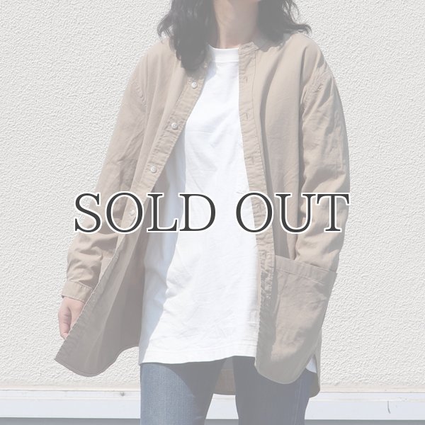 画像6: ミラクルコットンダンガリー  バンドカラーツール ポケシャツ『日本製』Upscape Audience (6)