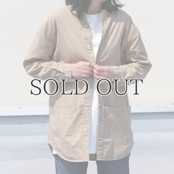 画像5: ミラクルコットンダンガリー  バンドカラーツール ポケシャツ『日本製』Upscape Audience (5)