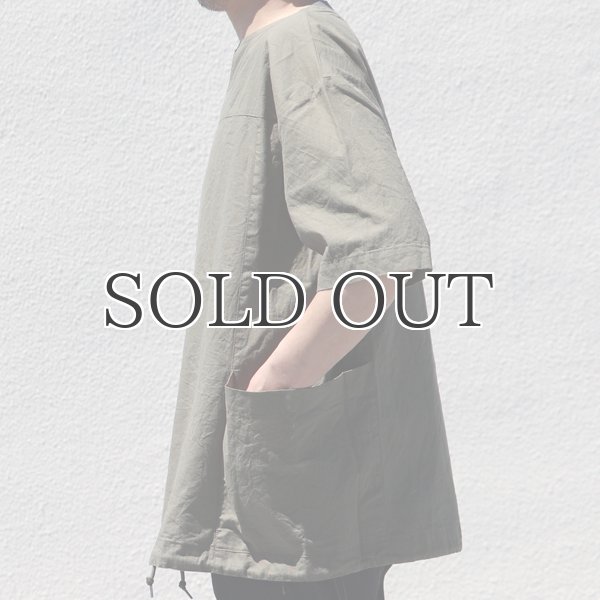 画像13: ミラクルコットンダンガリー  ツールポケ キーネック ビッグTシャツ『日本製』Upscape Audience (13)