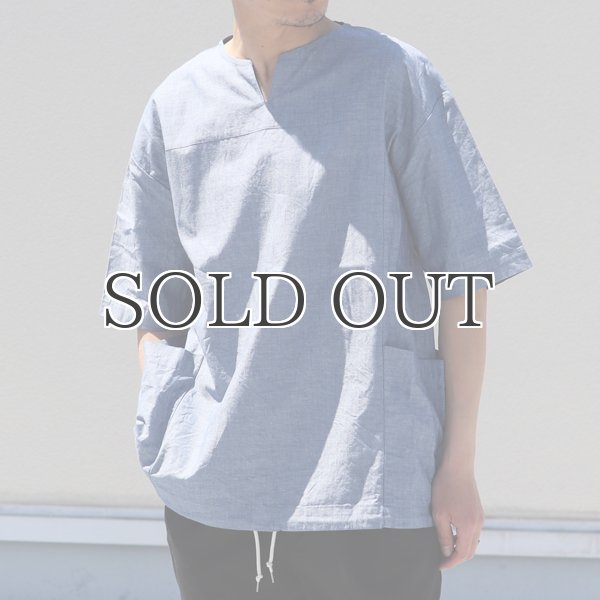 画像6: ミラクルコットンダンガリー  ツールポケ キーネック ビッグTシャツ『日本製』Upscape Audience (6)