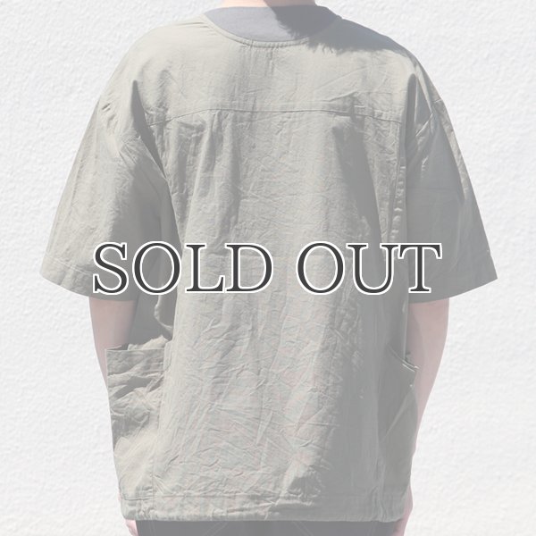 画像14: ミラクルコットンダンガリー  ツールポケ キーネック ビッグTシャツ『日本製』Upscape Audience (14)