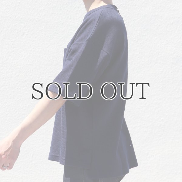 画像12: コットン サマーニット シームポケット付 ビッグTシャツ【MADE IN JAPAN】『日本製』 / Upscape Audience (12)