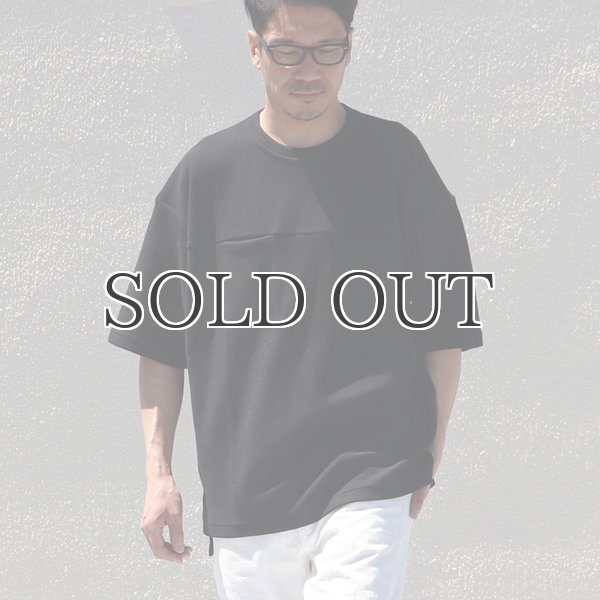 画像5: コットン サマーニット シームポケット付 ビッグTシャツ【MADE IN JAPAN】『日本製』 / Upscape Audience (5)