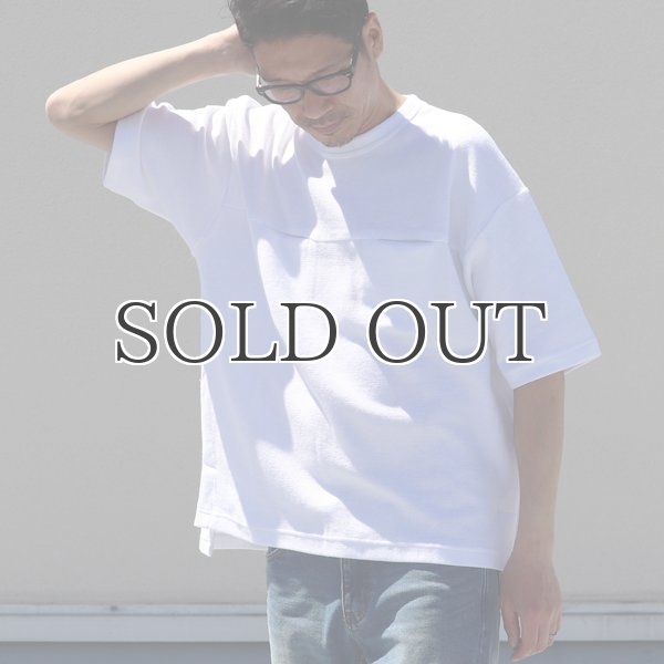 画像8: コットン サマーニット シームポケット付 ビッグTシャツ【MADE IN JAPAN】『日本製』 / Upscape Audience (8)