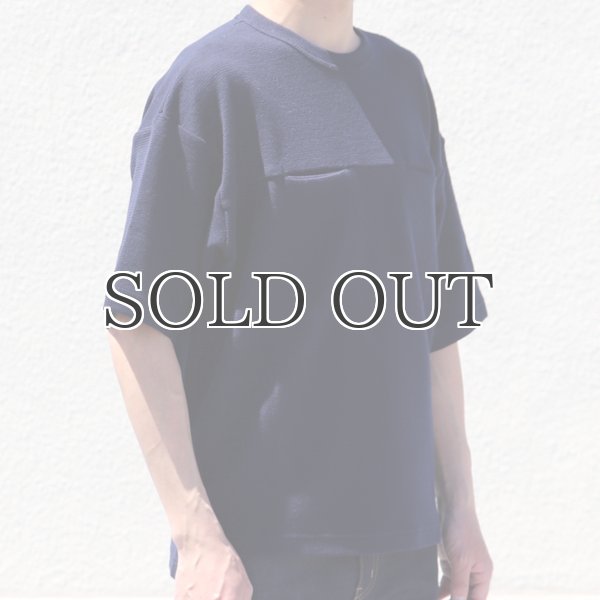 画像14: コットン サマーニット シームポケット付 ビッグTシャツ【MADE IN JAPAN】『日本製』 / Upscape Audience (14)