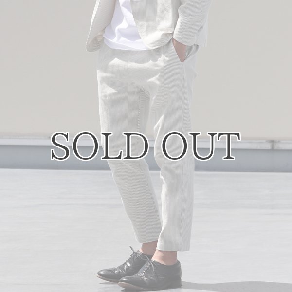 画像6: シジラサッカー イージーアンクルパンツ【MADE IN JAPAN】『日本製』/ Upscape Audience (6)