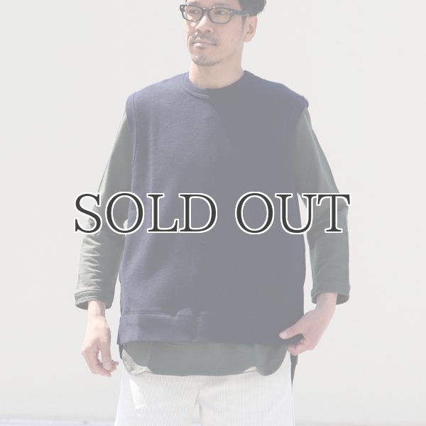 画像4: コットン サマーニット スリットポケット付 ニットベスト【MADE IN JAPAN】『日本製』 / Upscape Audience (4)