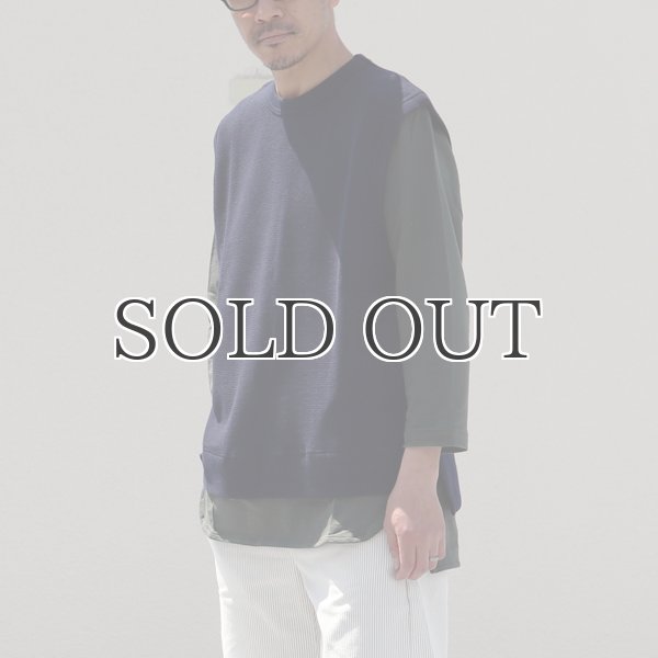 画像8: コットン サマーニット スリットポケット付 ニットベスト【MADE IN JAPAN】『日本製』 / Upscape Audience (8)