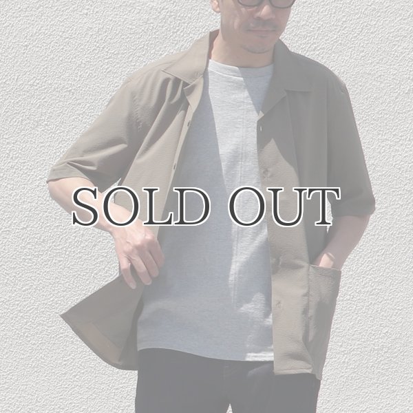 画像5: SOLOTEX（ソロテックス）DRY サッカーギンガム　オープンカラー　ハーフスリーブシャツ【MADE IN JAPAN】『日本製』/ Upscape Audience (5)