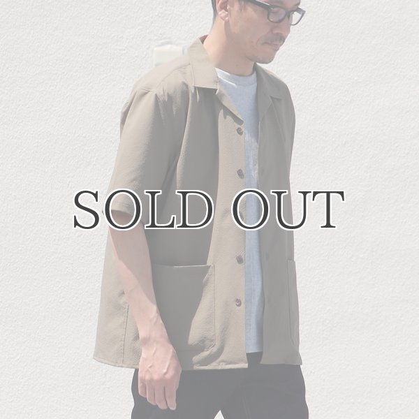 画像8: SOLOTEX（ソロテックス）DRY サッカーギンガム　オープンカラー　ハーフスリーブシャツ【MADE IN JAPAN】『日本製』/ Upscape Audience (8)