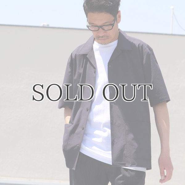 画像4: SOLOTEX（ソロテックス）DRY サッカーギンガム　オープンカラー　ハーフスリーブシャツ【MADE IN JAPAN】『日本製』/ Upscape Audience (4)