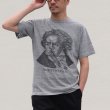 画像2: 16/1吊編天竺 Beethoven プリント 半袖 Tee【MADE IN TOKYO】『東京製』/ Upscape Audience (2)