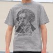 画像5: 16/1吊編天竺 Beethoven プリント 半袖 Tee【MADE IN TOKYO】『東京製』/ Upscape Audience (5)