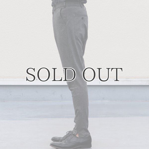 画像8: SOLOTEX（ソロテックス）フルフラン バーズアイ 裾ZIP パンツ 『日本製』【送料無料】  / Upscape Audience (8)