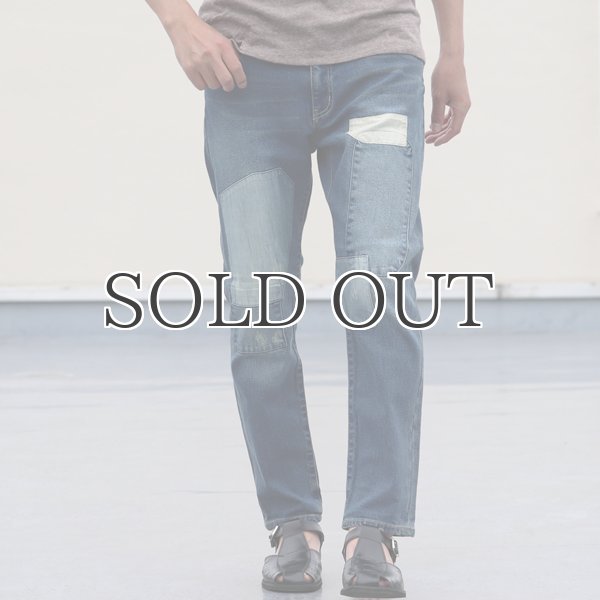 画像4: BIGレッドライン ストレッチデニム 68Sヴィンテージリペアアンクルパンツ/Audience (4)