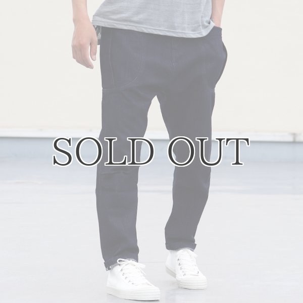 画像8: 赤耳セルヴィッチデニムガーデニングテーパードアンクルパンツ『日本製』  / Upscape Audience (8)