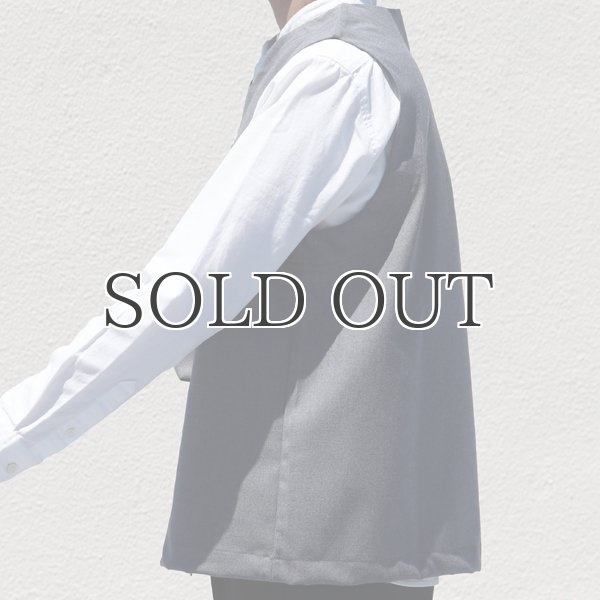 画像14: ギャバジンストレッチ ビッグポケットベスト【MADE IN JAPAN】『日本製』 / Upscape Audience (14)