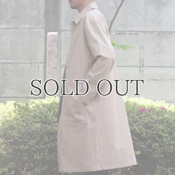 画像16: 馬布ヴィンテージフィニッシュ ルーズFIT ステンカラーコート【MADE IN JAPAN】『日本製』【送料無料】 / Upscape Audience (16)