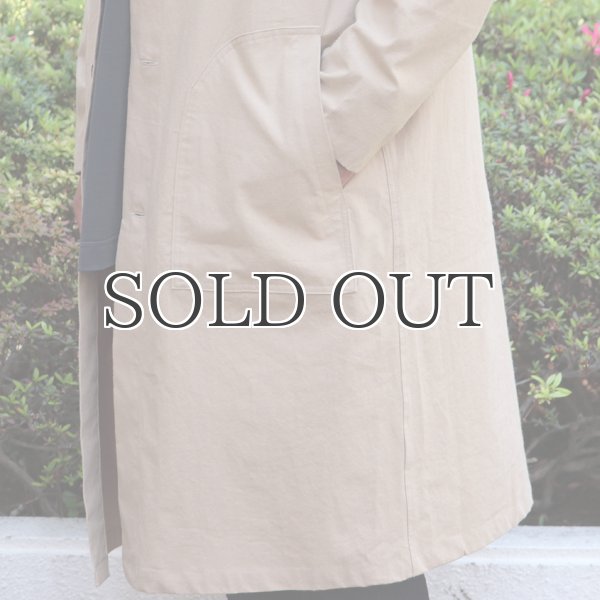 画像20: 馬布ヴィンテージフィニッシュ ルーズFIT ステンカラーコート【MADE IN JAPAN】『日本製』【送料無料】 / Upscape Audience (20)