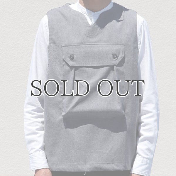 画像12: ギャバジンストレッチ ビッグポケットベスト【MADE IN JAPAN】『日本製』 / Upscape Audience (12)