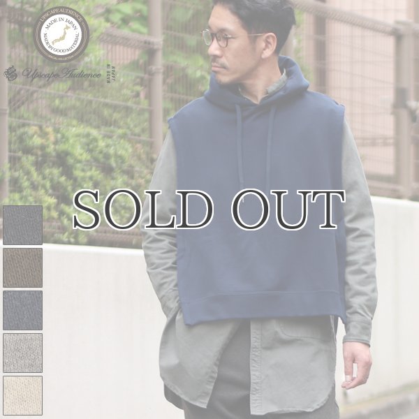 画像1: 30/10 ADVANCE裏毛 フードベスト【MADE IN JAPAN】『日本製』 / Upscape Audience (1)